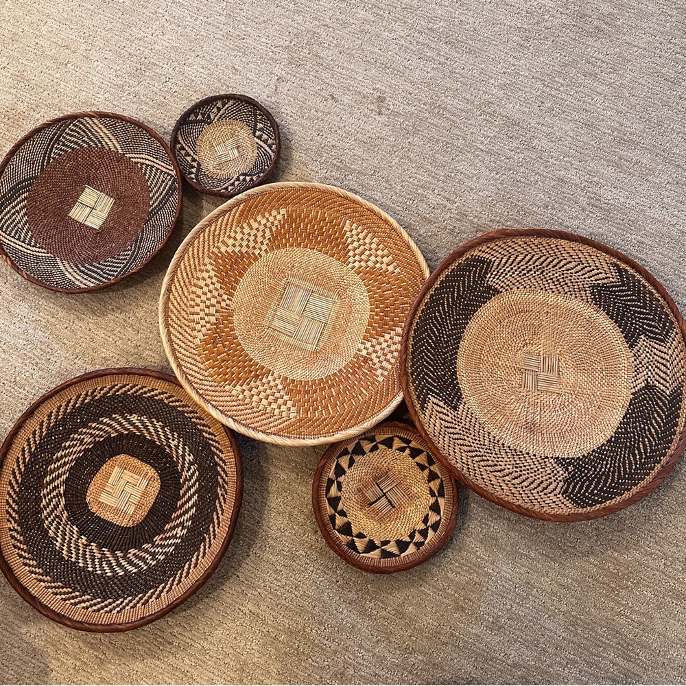 NEW Africa Woven Basket. Made by Binga people of Zambia/Zimbabwe One of a Kind! - Picture 5 of 5
